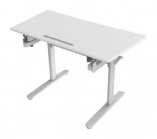 Rapid Surge Adjustable Desk. Gas Lift Operated. 1190 W X 590 D X 750 To 1100 High. White Only